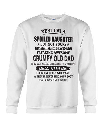 Yes! I'm a Spoiled Daughter - The perfect gift for your daughter - (SKU07-17-00) - TOP00