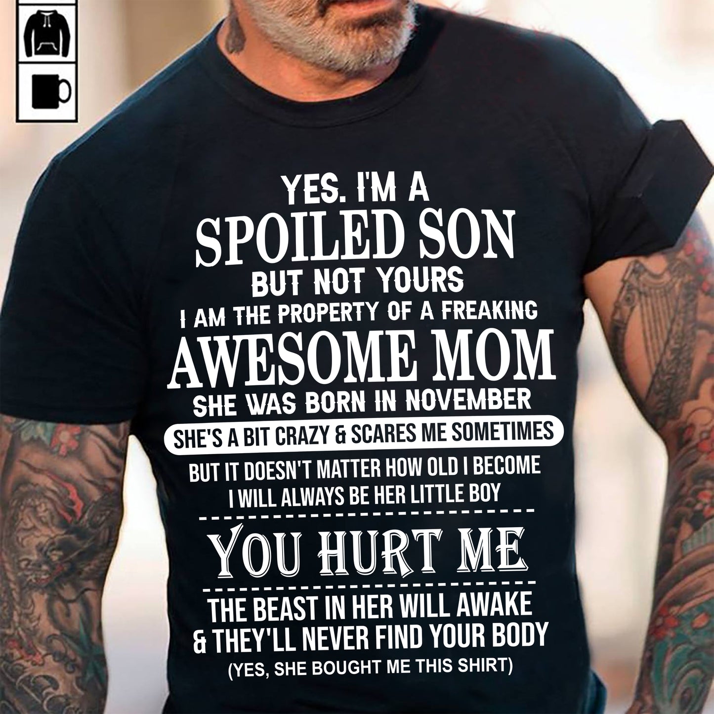 November - Awesome Mom Born In November - Special gift for your Son - TOP11 (SKU10-45-11)