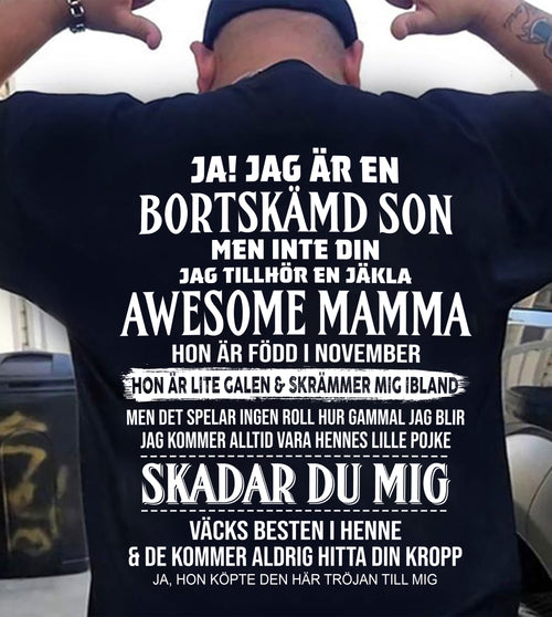 November - Fantastisk mamma född i november - Speciell present till din son - TOP11 (SKU2604-153-11)