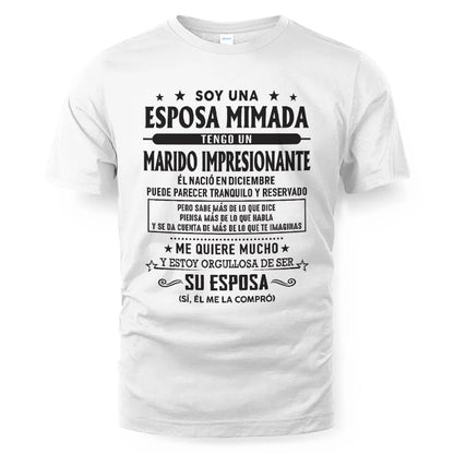 Diciembre – Esposo increíble nacido en diciembre – Regalo especial para tu esposa – TOP12 (SKU03-11-12)