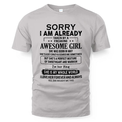 May – Awesome Girlfriend Born In May – Special gift for your Boyfriend – TOP05 (SKUT22-02-05)