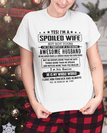 GIFT FOR AWESOME WIFE -SPOILED (Copy)