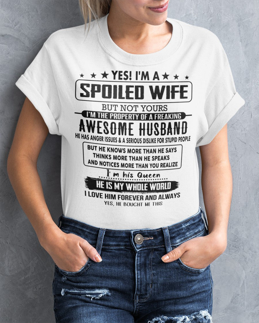 GIFT FOR AWESOME WIFE -SPOILED (Copy)
