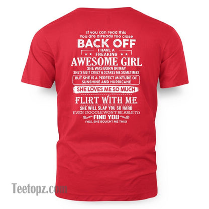 May – Awesome Girlfriend Born In May – Special gift for your Boyfriend – TOP05 (SKU06-17-05)