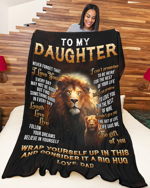 Special Gift For Your Daughter Blanket - From Dad (SKUNOEL-104)