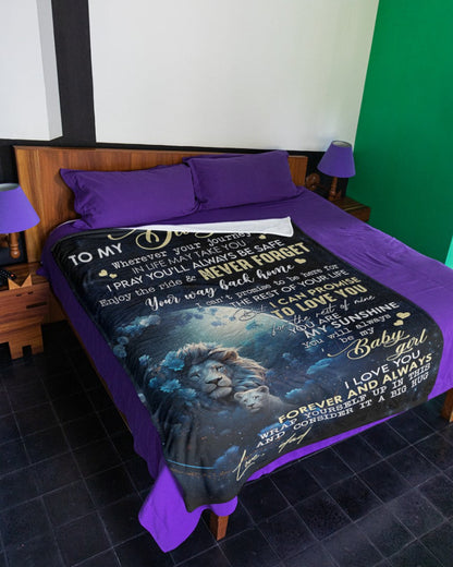 Special Gift For Your Daughter Blanket - From Dad (SKUB07-62)