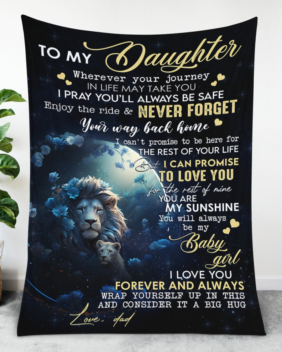 Special Gift For Your Daughter Blanket - From Dad (SKUB07-62)