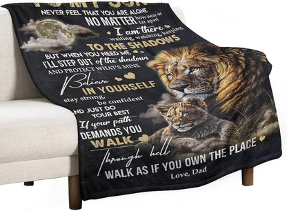 Special Gift For Your Son Blanket - From Dad