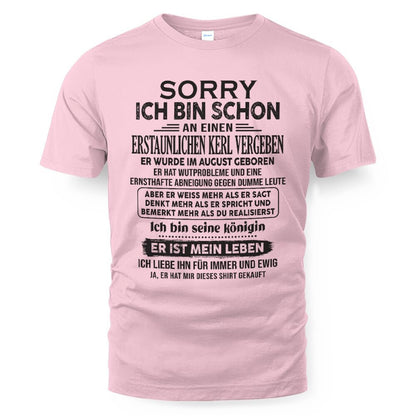 August - Toller Freund, geboren im August - Besonderes Geschenk für deine Freundin - TOP08 (SKU04-136-08)