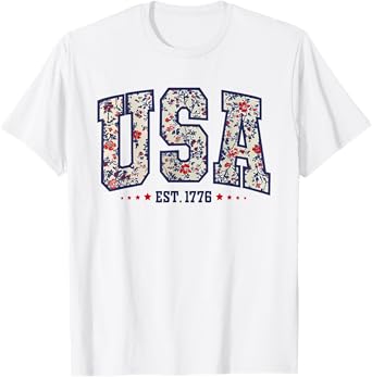 Happy Independence Day USA Patriotic Tee (SKUFES-113)