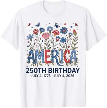 Happy Independence Day USA Patriotic Tee (SKUFES-111)
