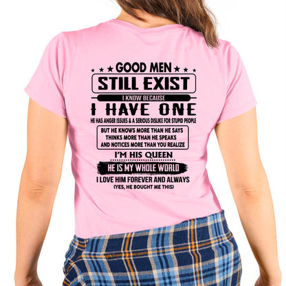 Good men Still Exist - gift for your girlfriend, wife from Husband - TOP00 (SKU-GMSAU-00)