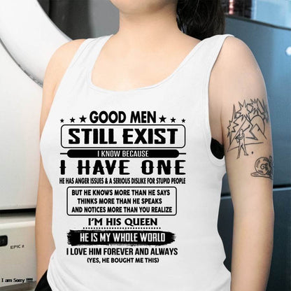 Good men Still Exist - gift for your girlfriend, wife from Husband - TOP00 (SKU-GM-00)