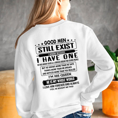 Good men Still Exist - gift for your girlfriend, wife from Husband - TOP00 (SKU-GMSAU-00)