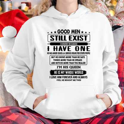 Good men Still Exist - gift for your girlfriend, wife from Husband - TOP00 (SKU-GM-00)