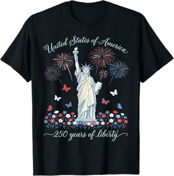 Happy Independence Day USA Patriotic Tee (SKUFES-121)