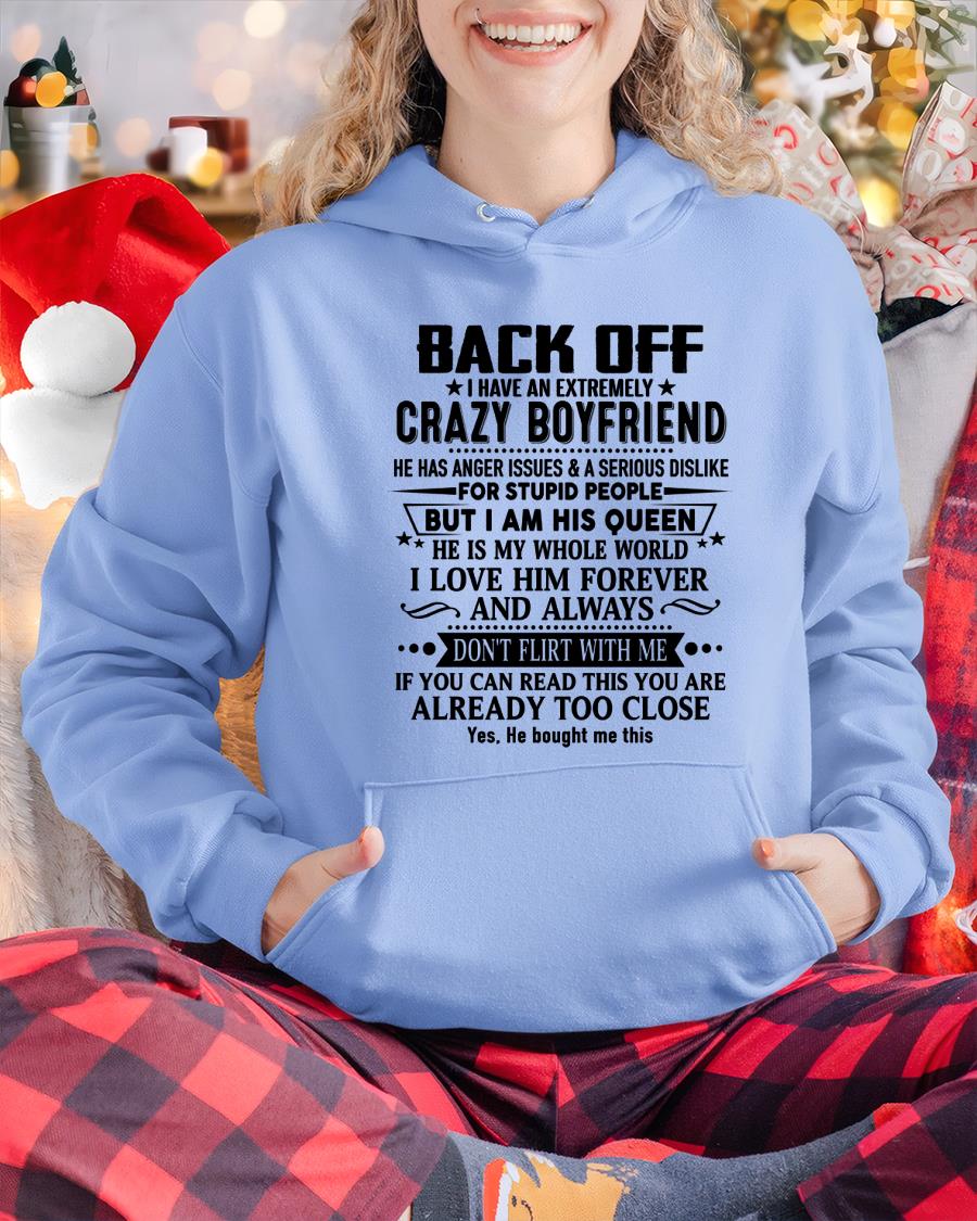 Back Off I Have An Extremely Crazy Boyfriend - - Gift For Wife From Husband - TOP00 (SKUT-BACKOFF-00)