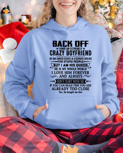 Back Off I Have An Extremely Crazy Boyfriend - - Gift For Wife From Husband - TOP00 (SKUT-BACKOFF-00)
