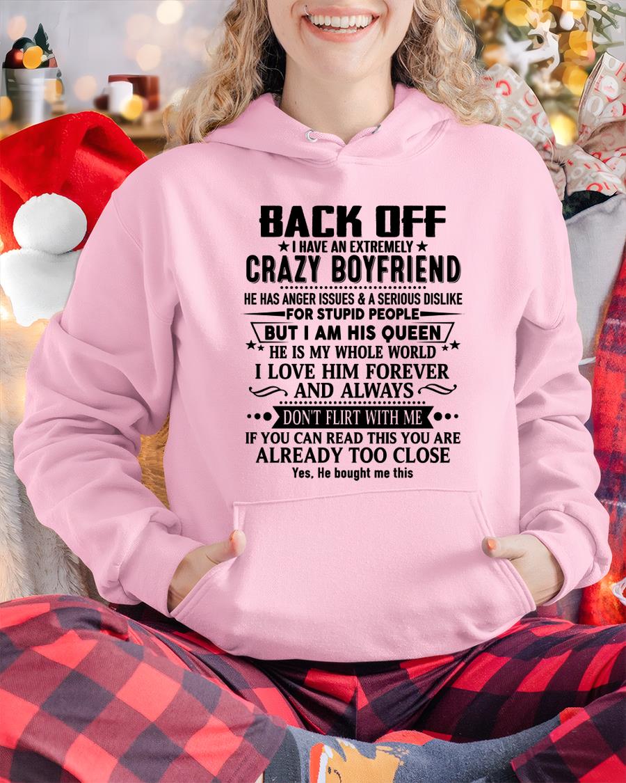 Back Off I Have An Extremely Crazy Boyfriend - - Gift For Wife From Husband - TOP00 (SKUT-BACKOFF-00)