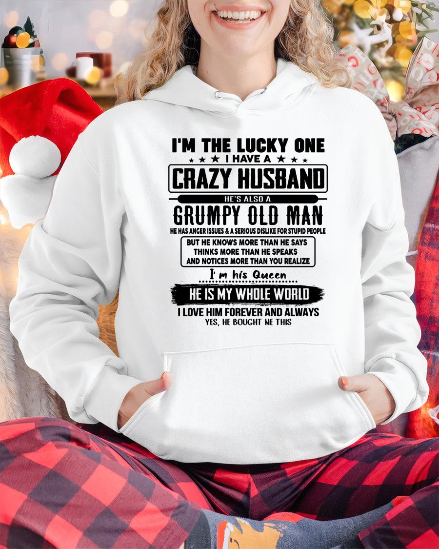 I am Lucky One I Have A Crazy Husband - Gift for Wife From Husband - TOP00 (SKUT-LUCKYONE-00)