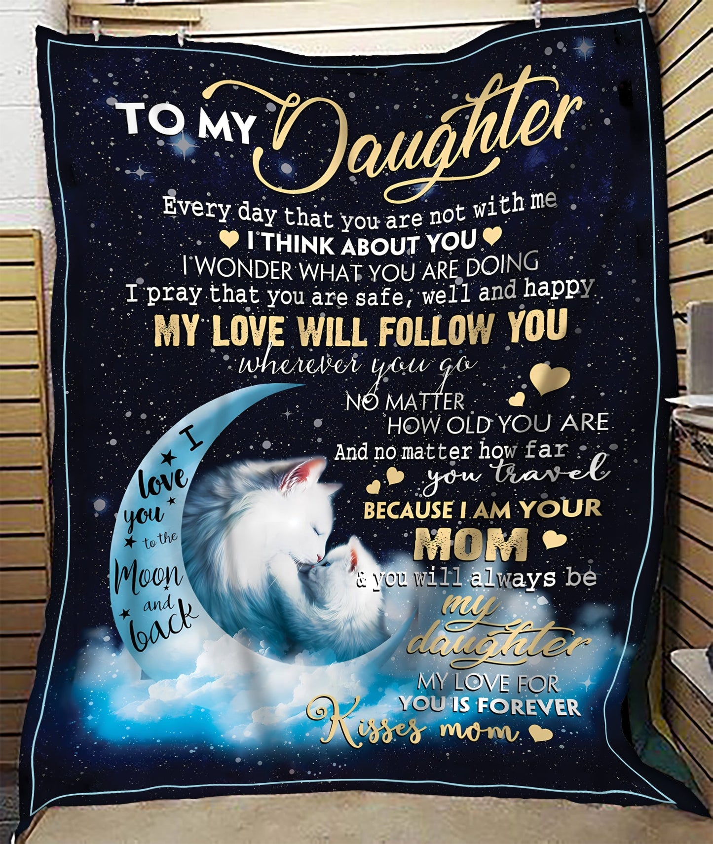 Special Gift For Your Daughter Blanket - From Mom (SKUNOEL-110)