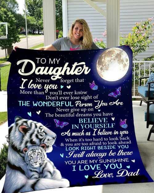 Special Gift For Your Daughter Blanket - From Dad (SKUNOEL-77)