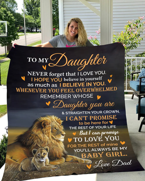 Special Gift For Your Daughter Blanket - From Dad (SKUNOEL-82)