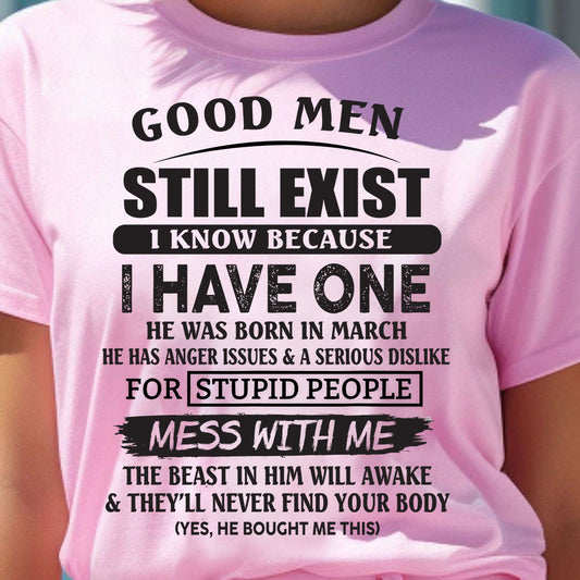 March – Awesome Boyfriend Born In March – Special gift for your Girlfriend – TOP03 (SKU07-167-03)