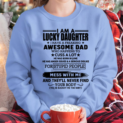 JUNE - I'M A LUCKY DAUGHTER I HAVE A FREAKING AWESOME DAD - FROM MAN   (SKU-T1406DD-06)