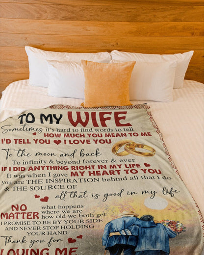 Special blanket for Wife - From Husband blanket (SKUNOEL-99)