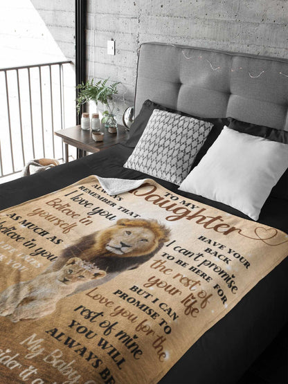 Special Gift For Your Daughter Blanket - From Dad (SKUNOEL-36)