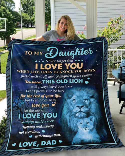 Special Gift For Your Daughter Blanket - From Dad (SKUNOEL-74)