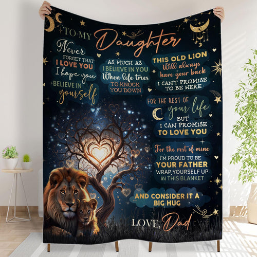 Special Gift For Your Daughter Blanket - From Dad (SKUNOEL-47)
