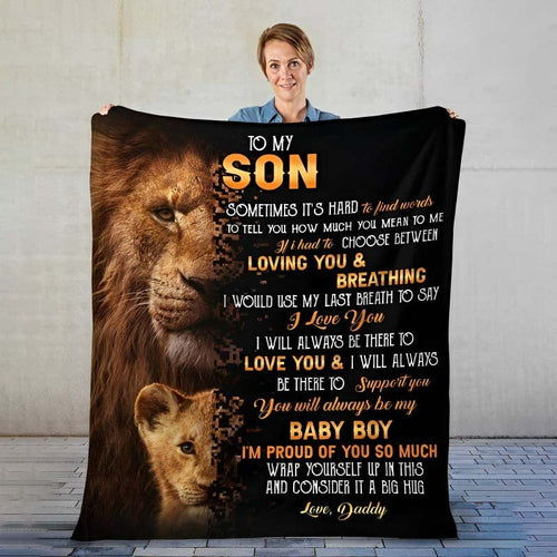 Special Gift For Your Son Blanket - From Dad (SKUNOEL-40)