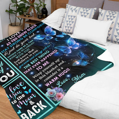 Special Gift For Your Daughter Blanket - From Mom (SKUNOEL-114)