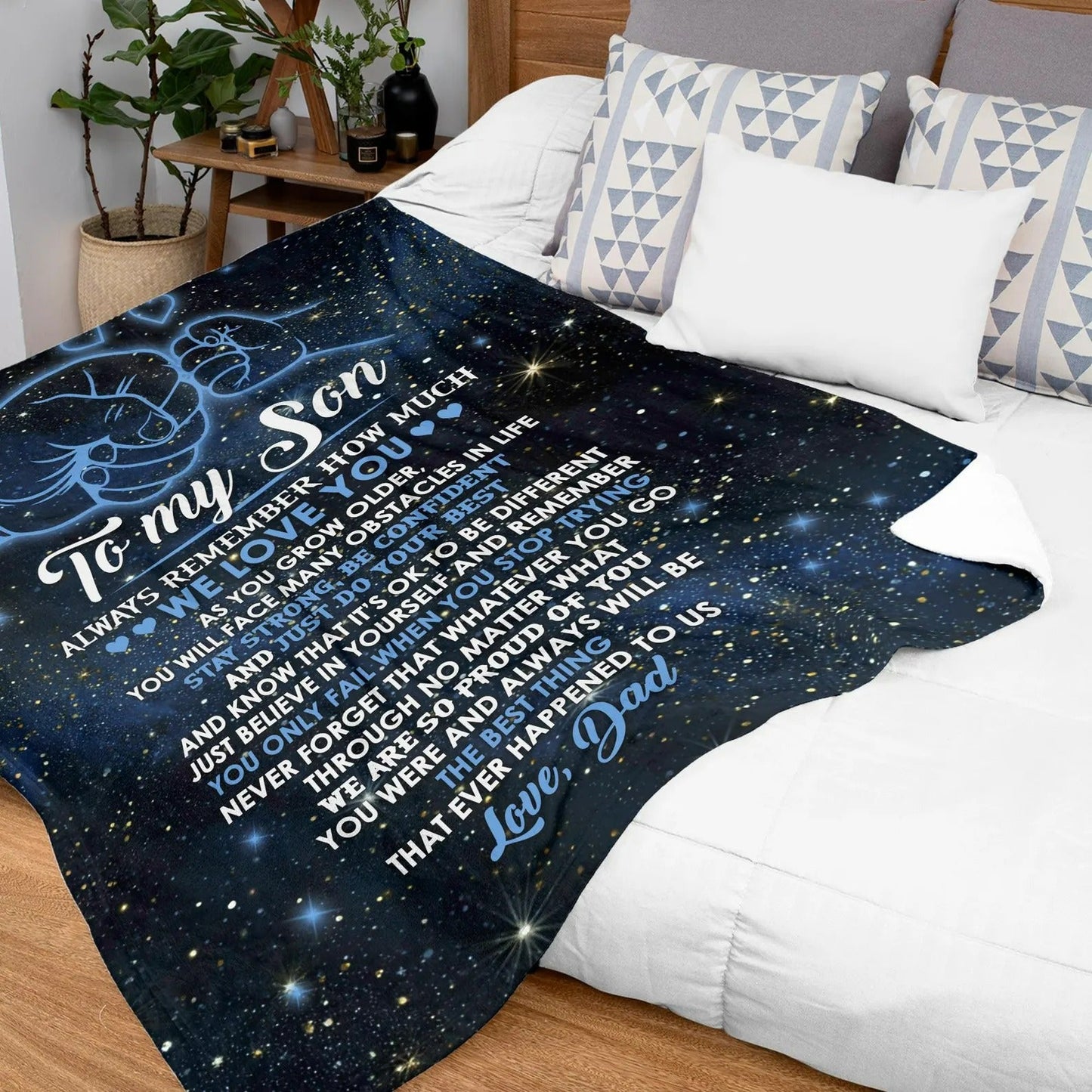 Special Gift For Your Son Blanket - From Dad (SKUNOEL-42)