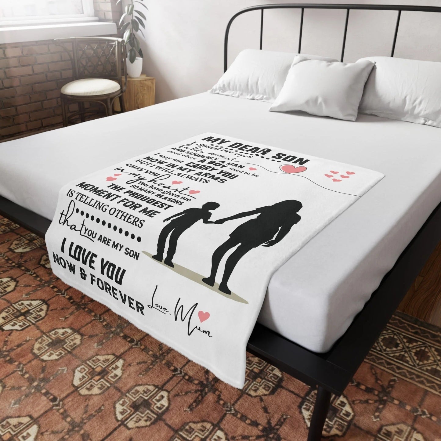 Special Gift For Your Son Blanket - From Mom