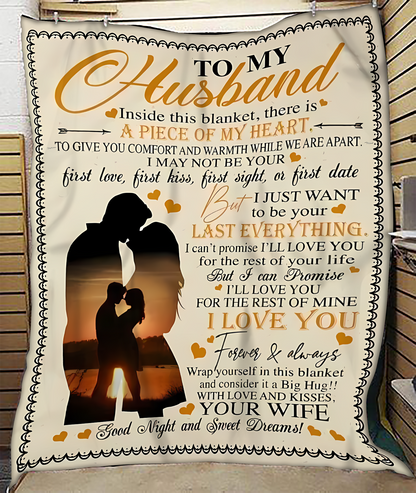 Special Gift For Your Husband Blanket - From Wife (SKUNOEL-108) FULL