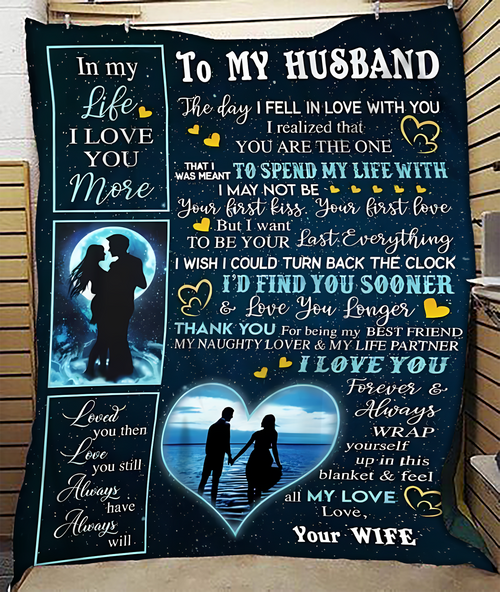 Special Gift For Your Husband Blanket - From Wife (SKUNOEL-113) FULL