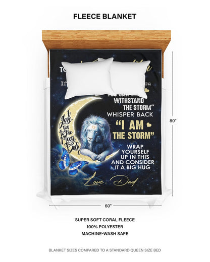 Special Gift For Your Daughter Blanket - From Dad (SKUB06-86)