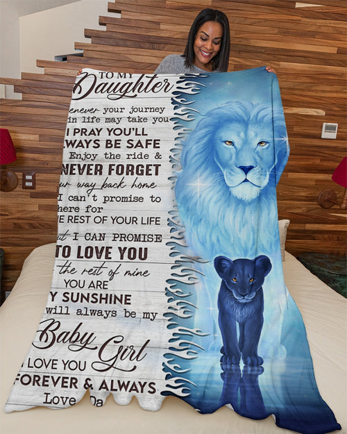 Special Gift For Your Daughter Blanket - From Dad (SKUNOEL-84)