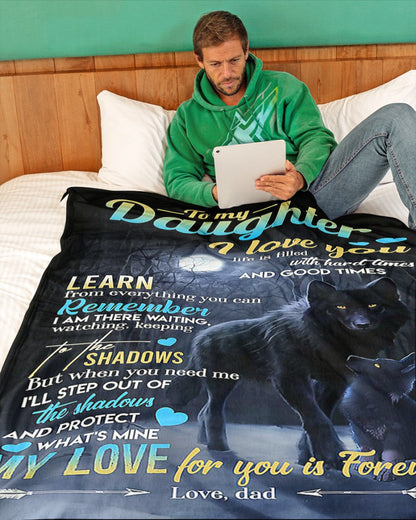 Special Gift For Your Daughter Blanket - From Dad (SKUNOEL-69)