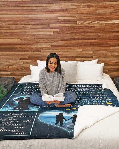 Special Gift For Your Husband Blanket - From Wife (SKUNOEL-113) FULL