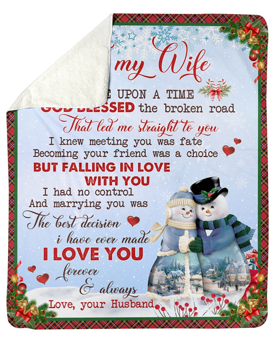 BLANKET FOR WIFE FROM HUSBAND – XMAS GIFT FULL (SKUNOEL-97)