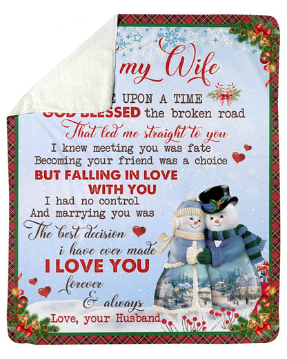 BLANKET FOR WIFE FROM HUSBAND – XMAS GIFT FULL (SKUNOEL-97)