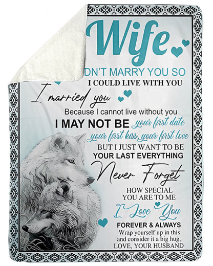 Special Gift For Your Wife Blanket - From Husband (SKUNOEL-98) FULL