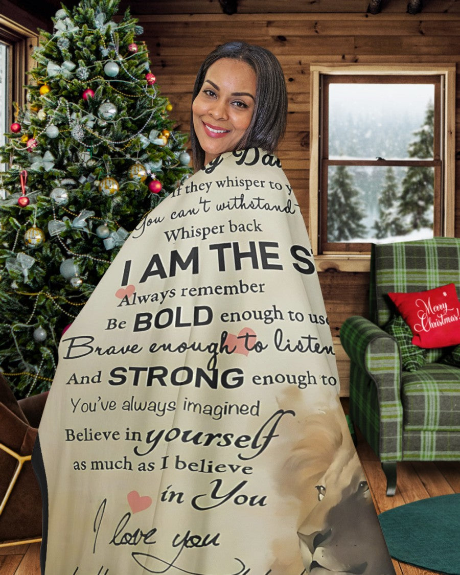 Special Gift For Your Daughter Blanket - From Dad (SKUNOEL-108)