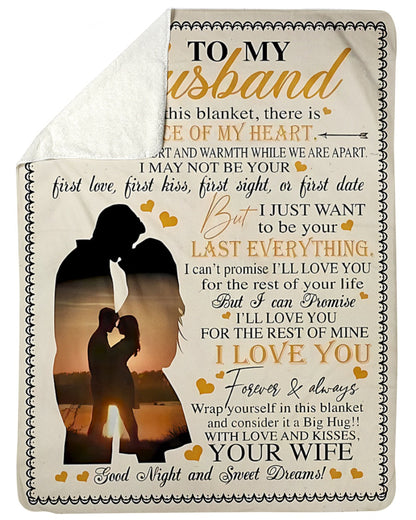 Special Gift For Your Husband Blanket - From Wife (SKUNOEL-108) FULL