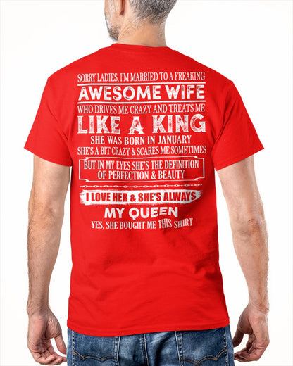 SORRY LADIES, I'M MARRIED WITH HER - SHE WAS BORN IN JANUARY - Vivian01