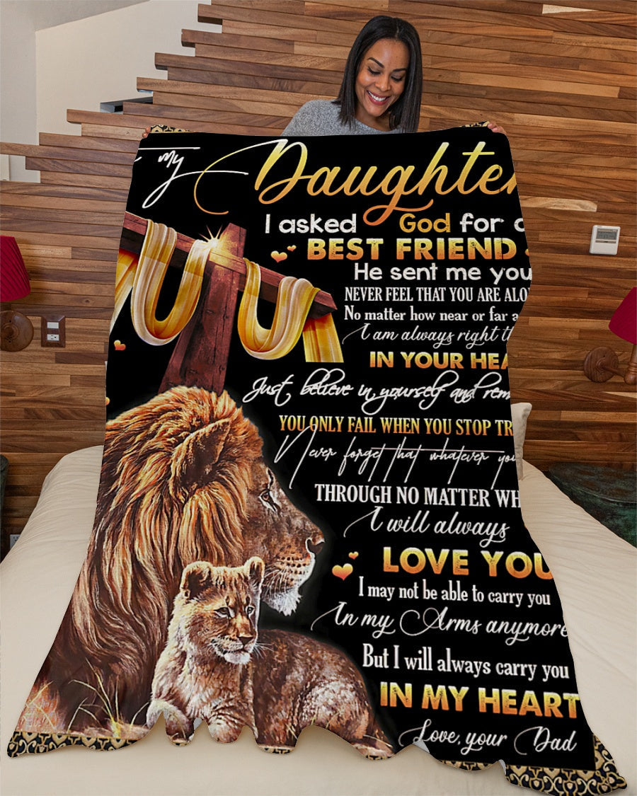 Special Gift For Your Daughter Blanket - From Dad (SKUNOEL-37)